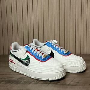 Nike Air Force 1 Low Shadow Multicolor Sneakers Women’s 9 DZ5193-100